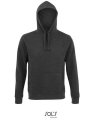 Heren Hoodie Sols  02991 Charcoal Melange